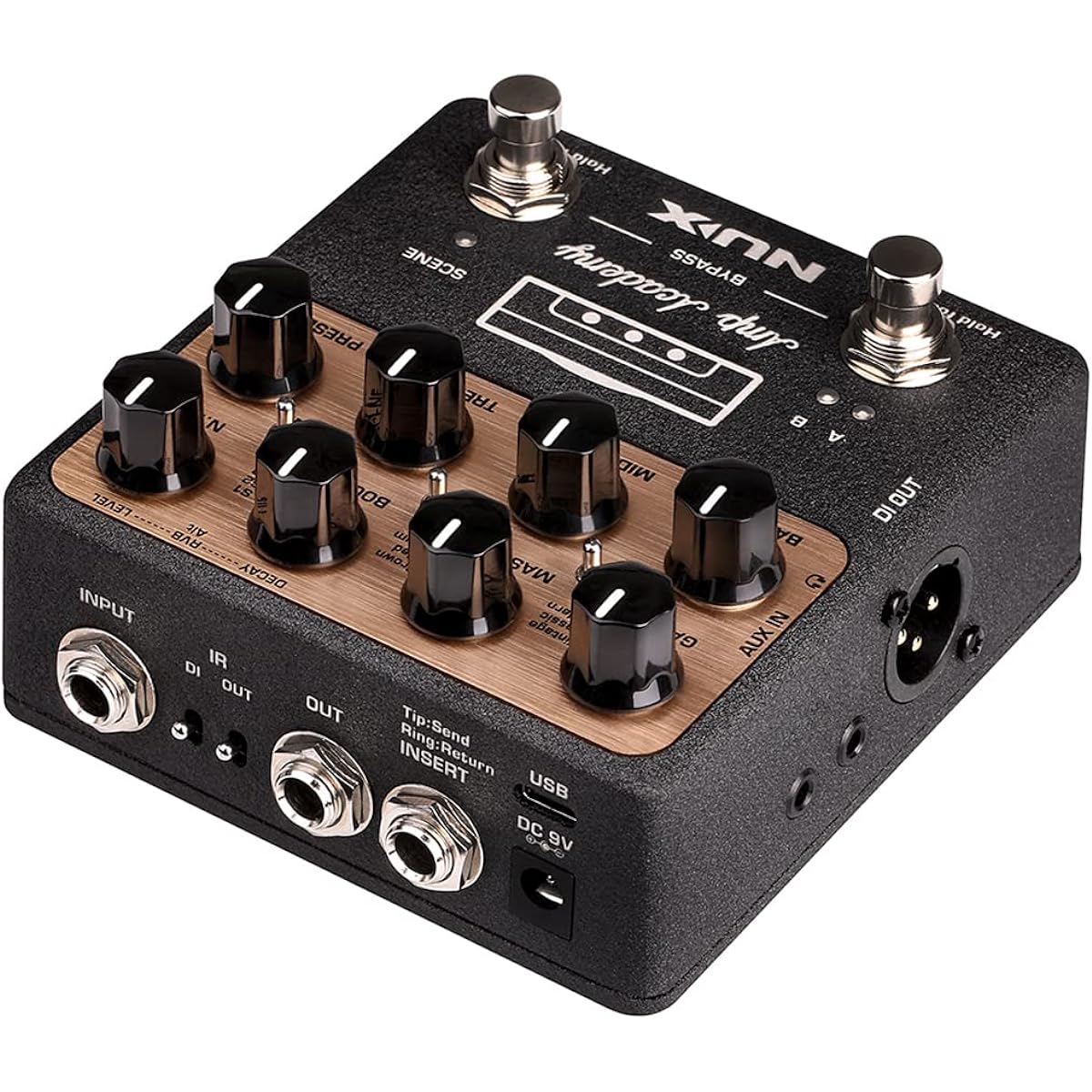 NUX NGS-6 Amp Academy Amp Modeler Guitar Pedal 1024 Sample IR Third Party IR Loader