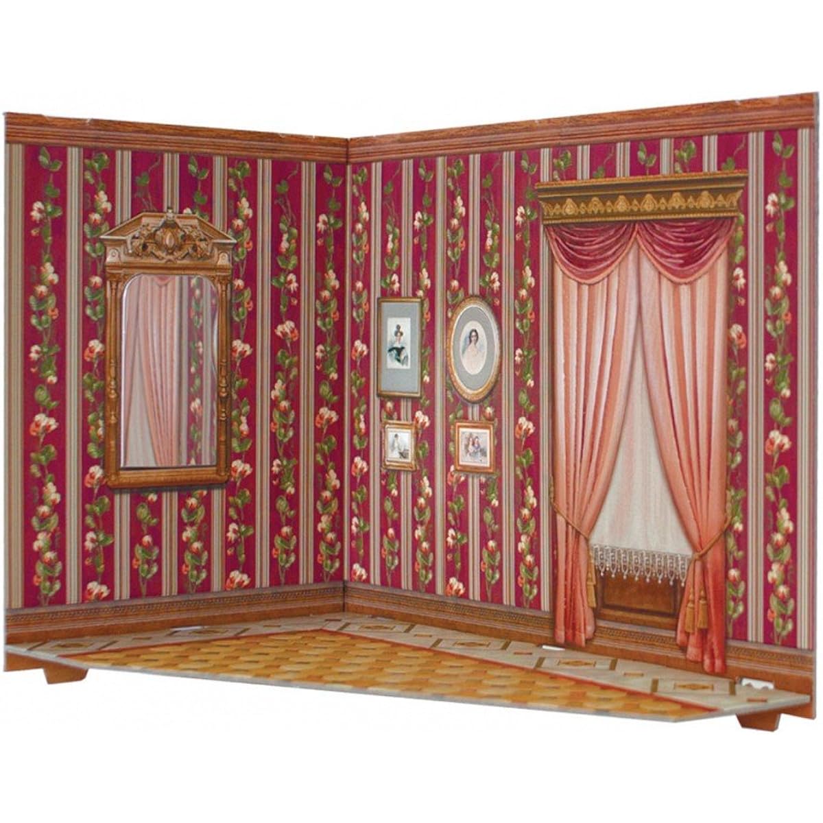 Bedroom dollhouse. 3d Puzzle. Rumbksy series. Clever 142911