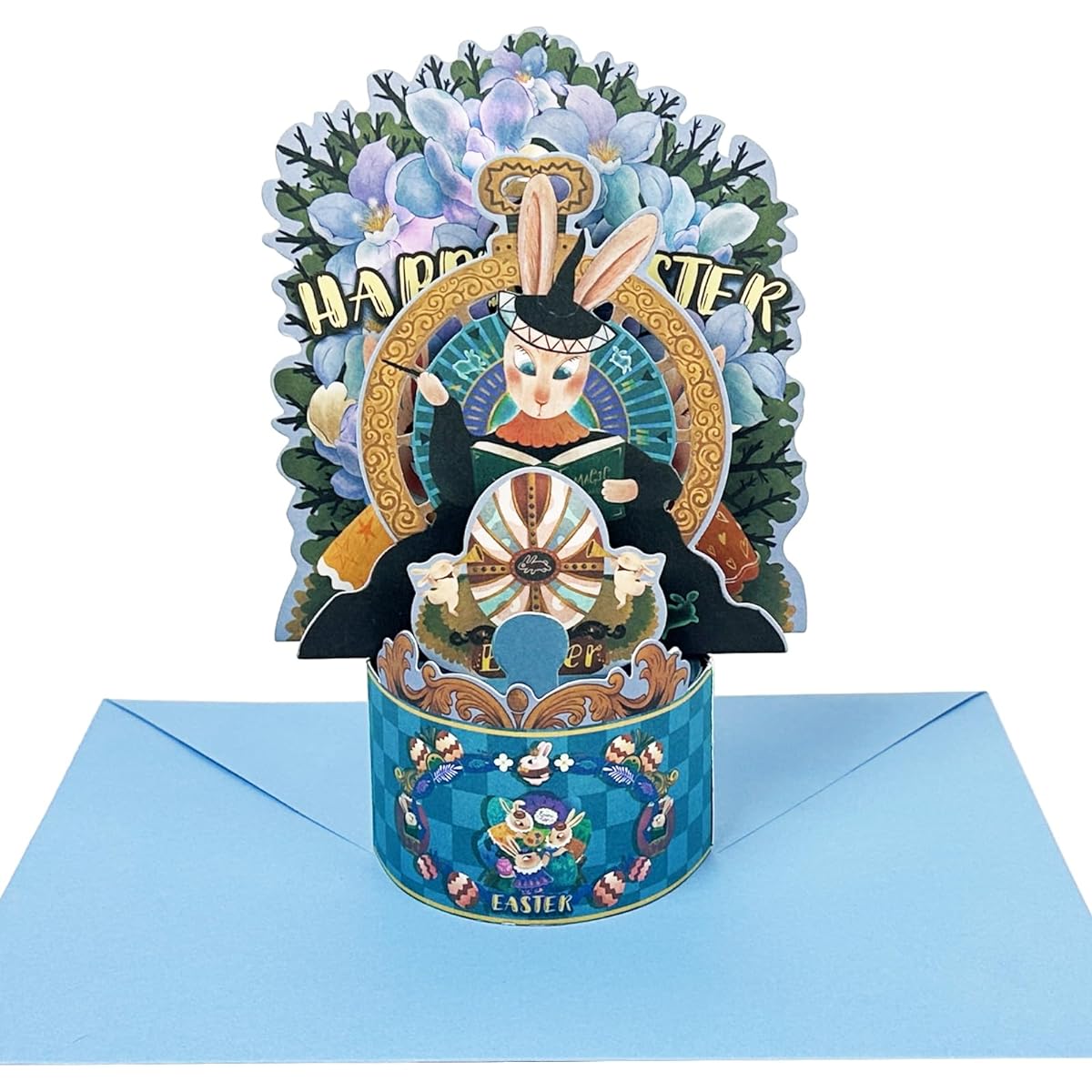 Gcardist Easter Card Handmade Gift Greeting Card for Easter Day Holiday 4.7 * 8 inch Cover (with Envelope)