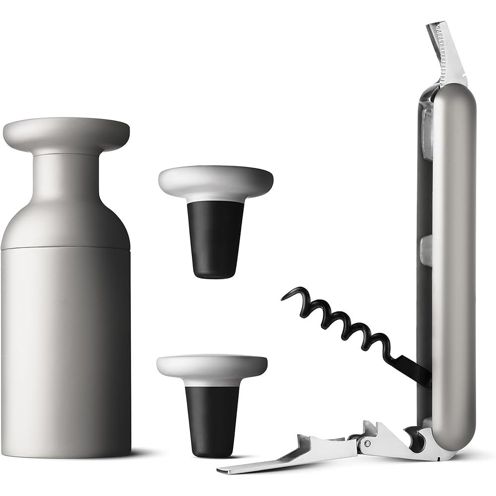 MENU Norm Waiter's Corkscrew + Vacuum Pump Set (Ash) 4615119
