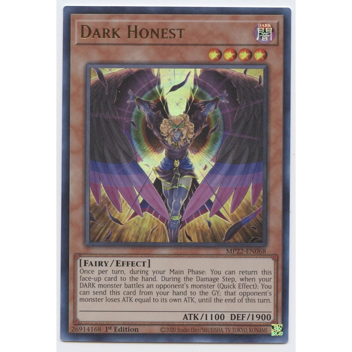 Dark Honest MP22-EN068 Ultra Rare 1st Edition