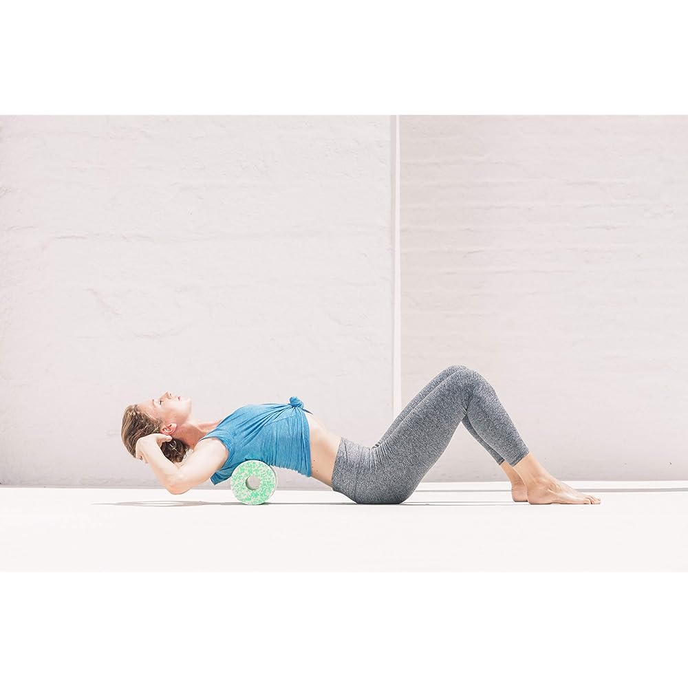 Black Roll Foam Roller Fascia Release Made in Germany MED45 White/Green (Genuine Japanese Product)