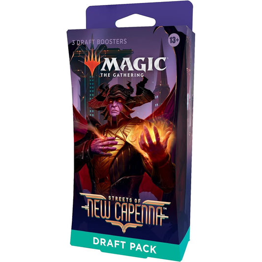 Magic The Gathering Streets of New Capenna 3 Booster Draft Pack Multicolor D02140000