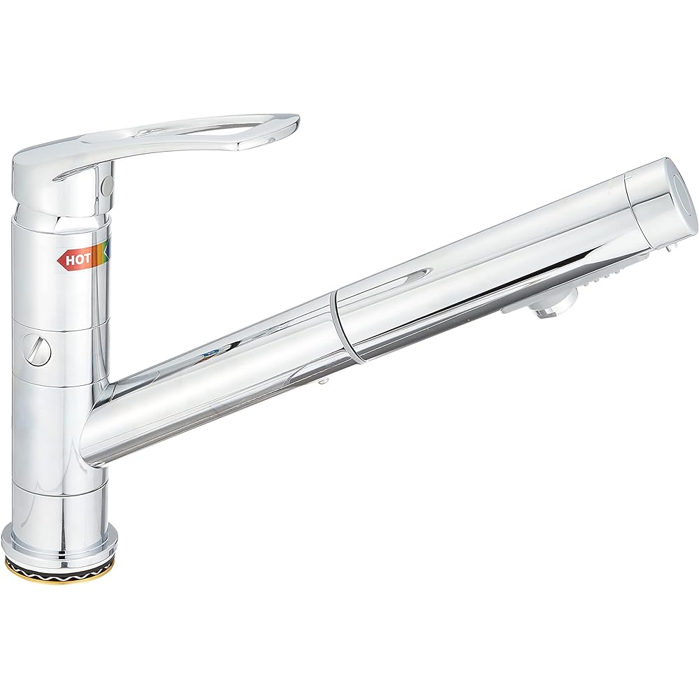 Kakudai Single lever drawer mixer faucet (with water diversion hole) 118-221