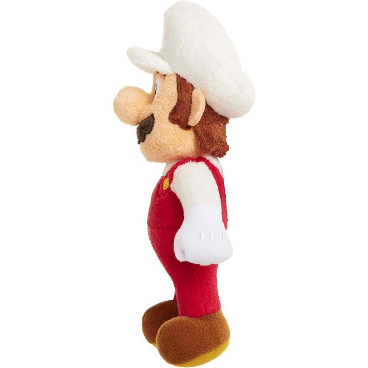 SUPER MARIO Fire Mario Plush Stuffed Toy Figure 6" Scale
