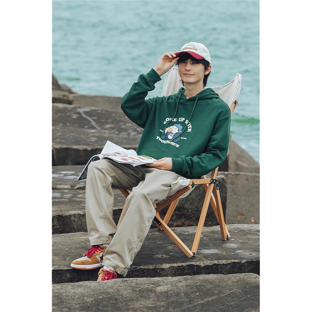 [ARIGADOU] Hoodie, Men's Sweatshirt, Stylish, Large Size, Popular, Hooded, Stylish, Casual, Autumn Clothes, Winter Clothes