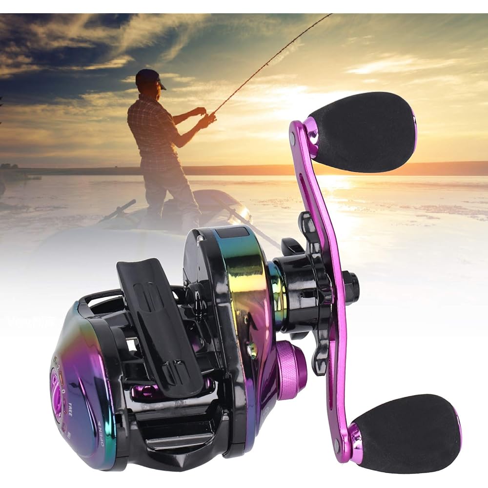 Convenient lightweight high speed fishing reel, 8.1:1 bait casting fishing reel, outdoor fishing tool fishing parts (Left hand)