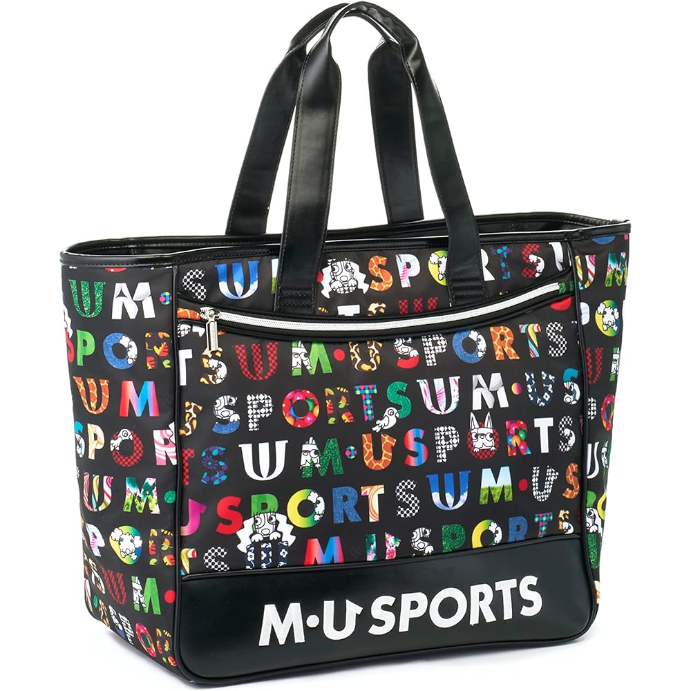MU SPORTS 2023SS◆Colorful logo print all-over pattern Boston bag◆703J1208/FREE