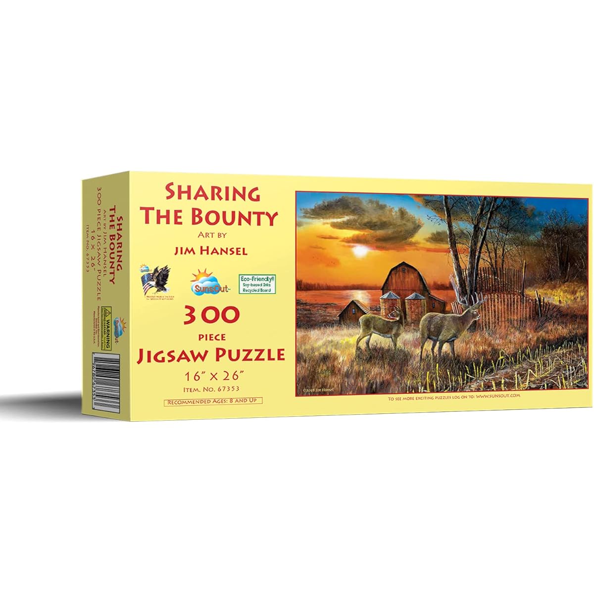 SUNSOUT INC 300 Piece Jigsaw Puzzle Sharing the Bounty