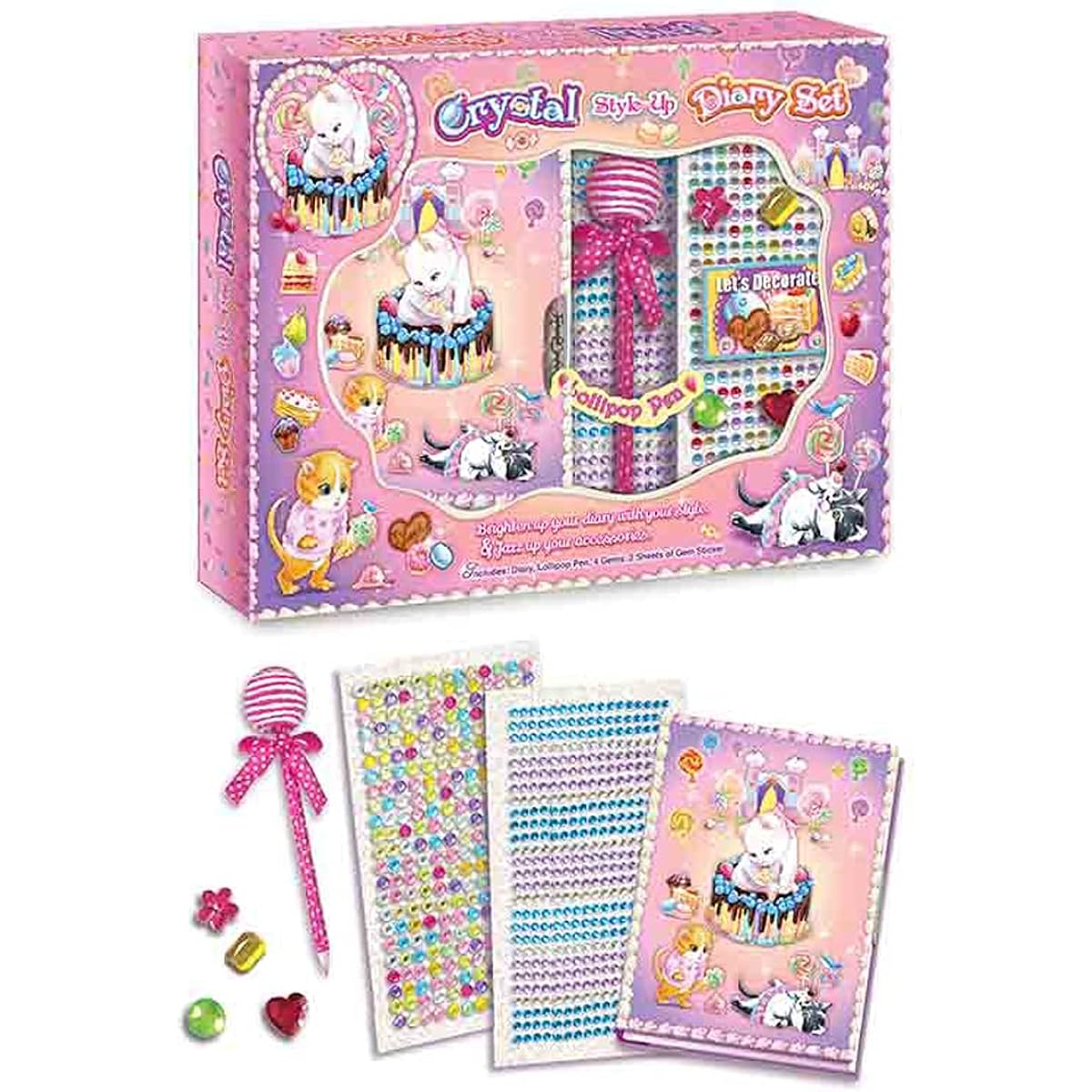 DUDUBUY Mermaid Diary with Lock Kids Journal Stationery Set for Little Girls Preschool Teens Learning to Write and Drawing Age 5 6 7 8 Unicorn Gift with Notebook