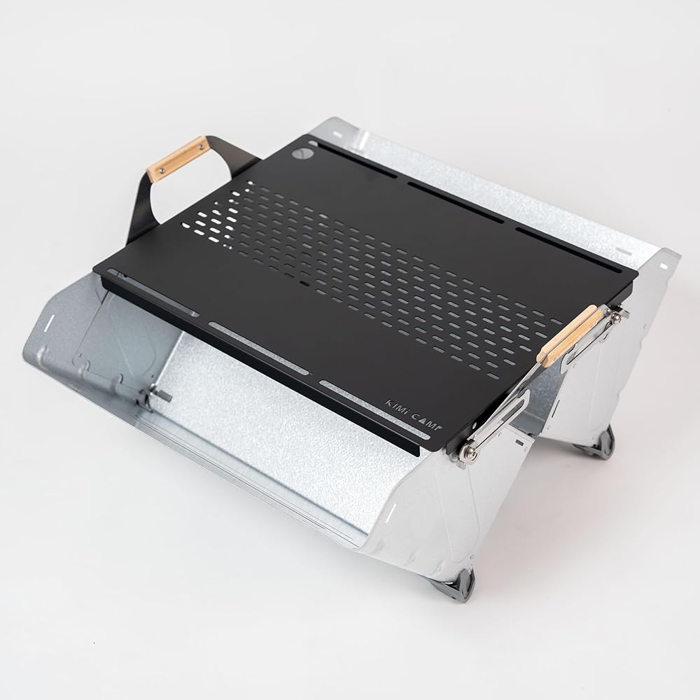 KIMI CAMP Shelf Container Top Board Snow Peak Original Top Board Iron Top Board for 50 (ST01-50)