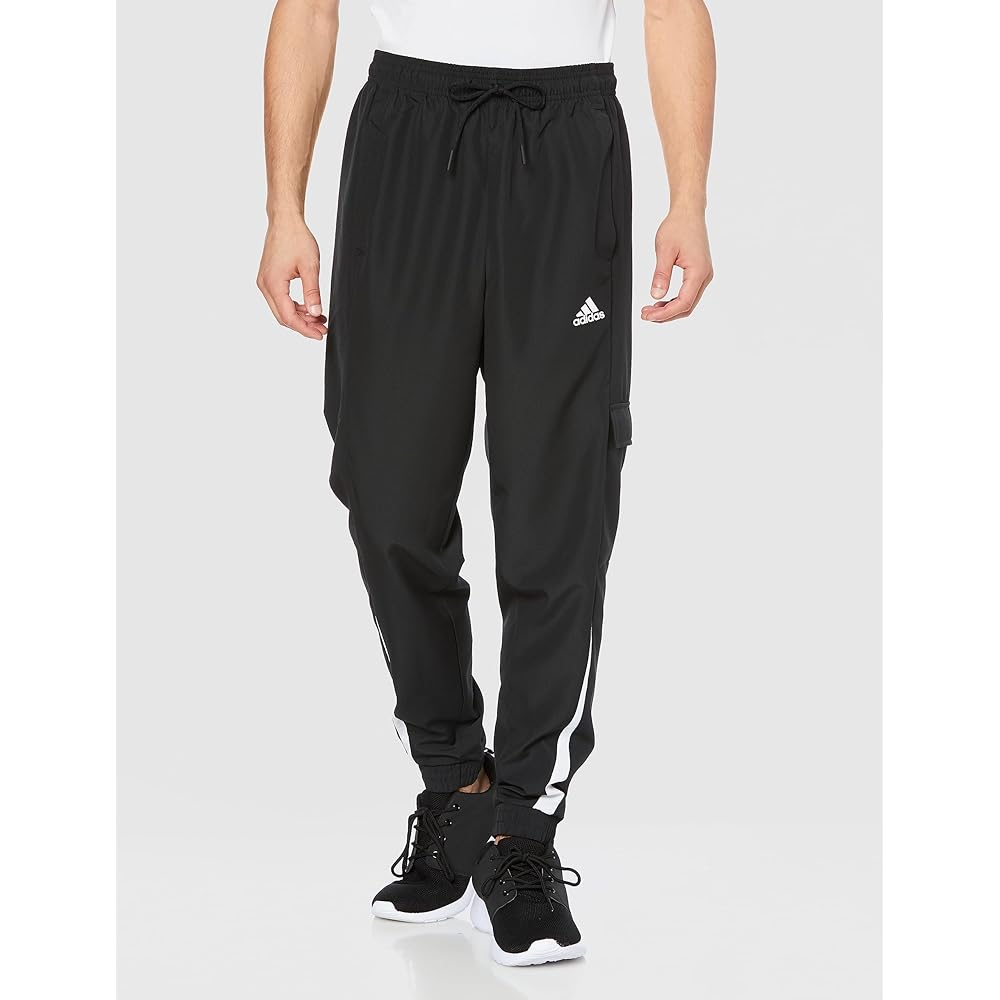 [Adidas] Jersey Top and Bottom Set Sportswear Woven No Hood Tracksuit DUC68 Men's
