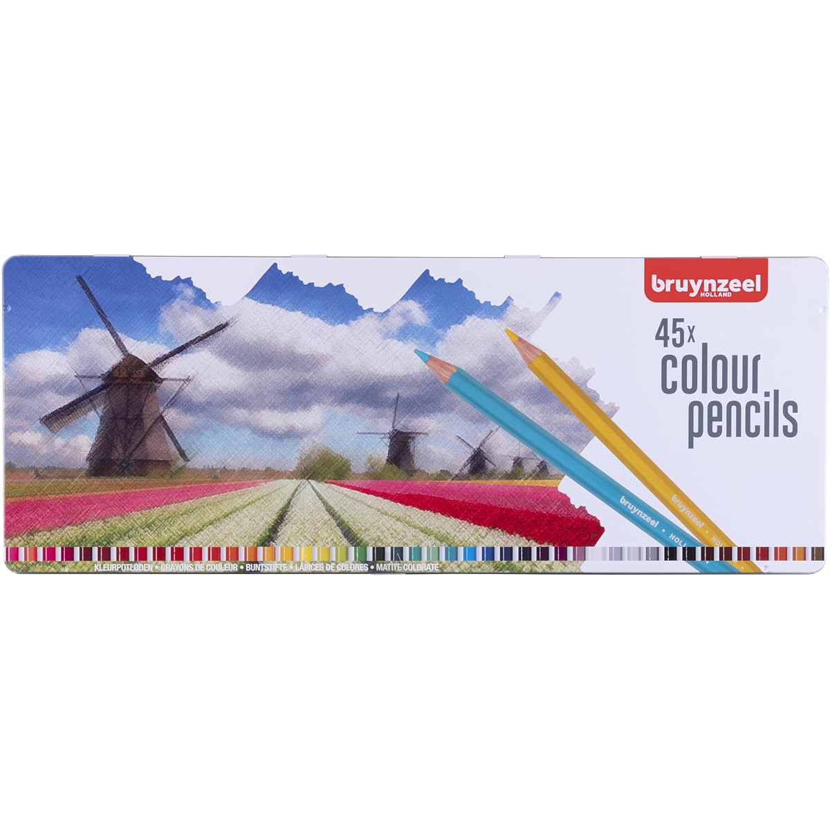 bruynzeel - bruynzeel Crayon de couleur Niederlande, 'tui en m'tal de 45