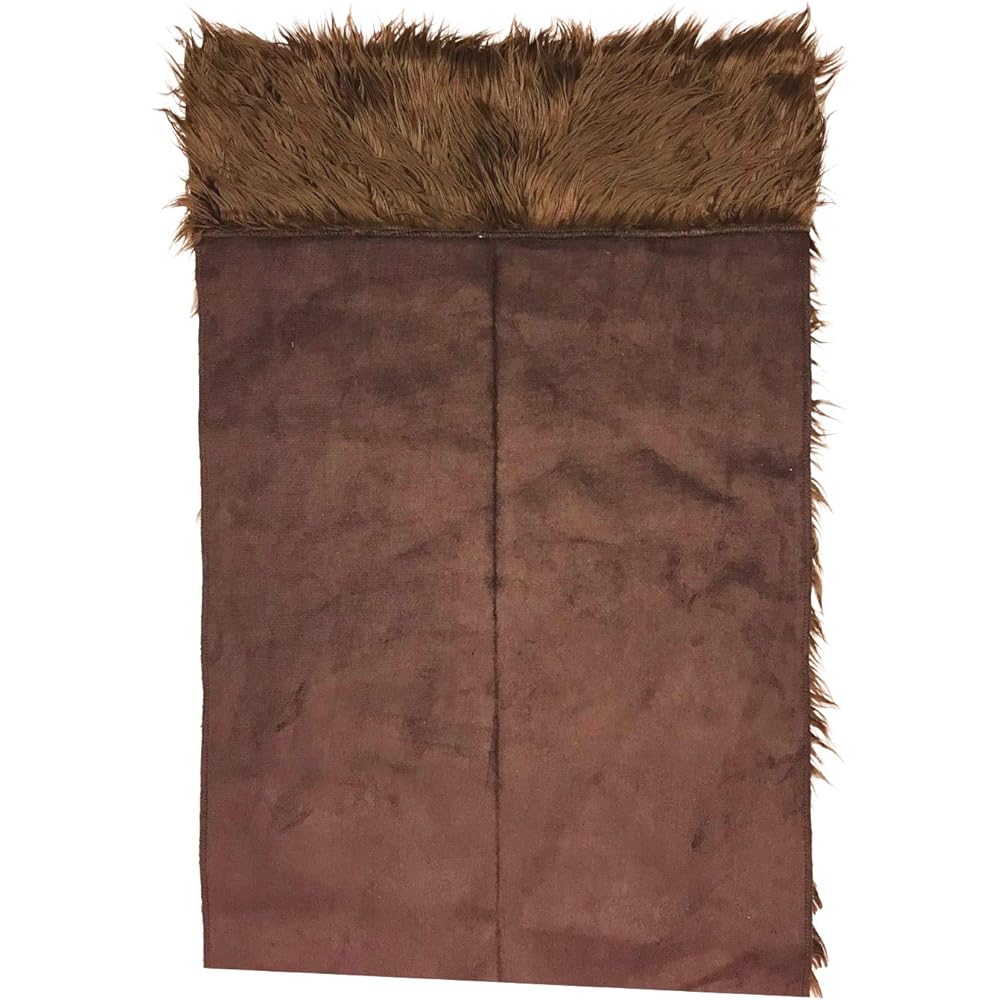 BUNDOK chair cover BD-120 for one person, brushed, warm brown