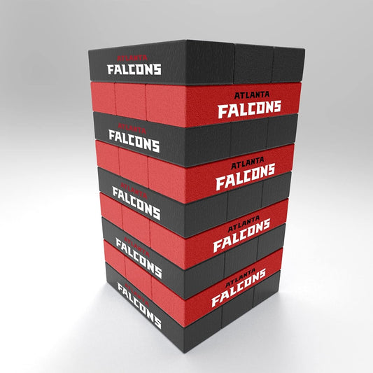 Rico Industries NFL Atlanta Falcons Mini Team Travel Team Tower - Wooden Stackem Game