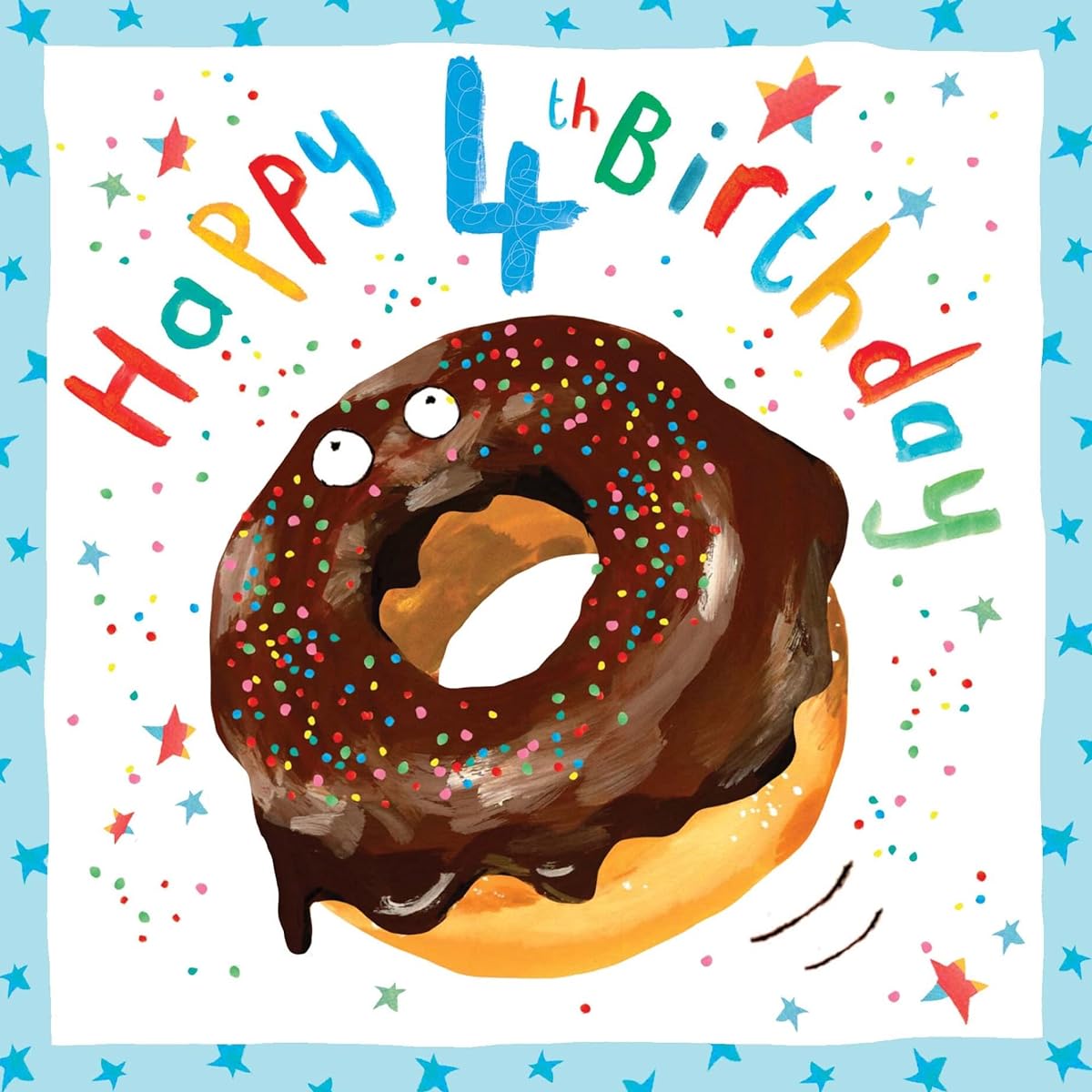 Twizler 4th birthday card for boys - 4th birthday card for boys - birthday cards for boys - 4th birthday cards - birthday cards for kids age 4