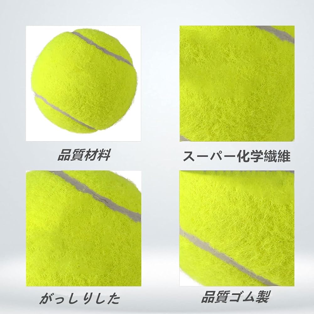 JEBOR 30 Pieces Rigid Tennis Balls Tennis Training Tennis High Bound Practice Tennis…