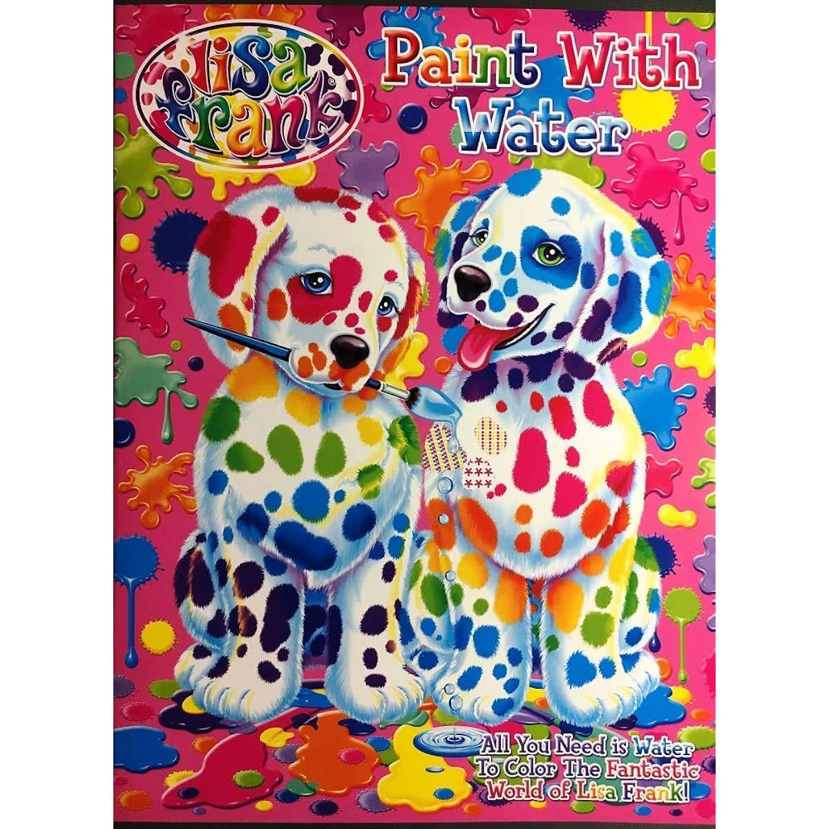 Lisa Frank Paint with Water Activity Book - 1 Pack