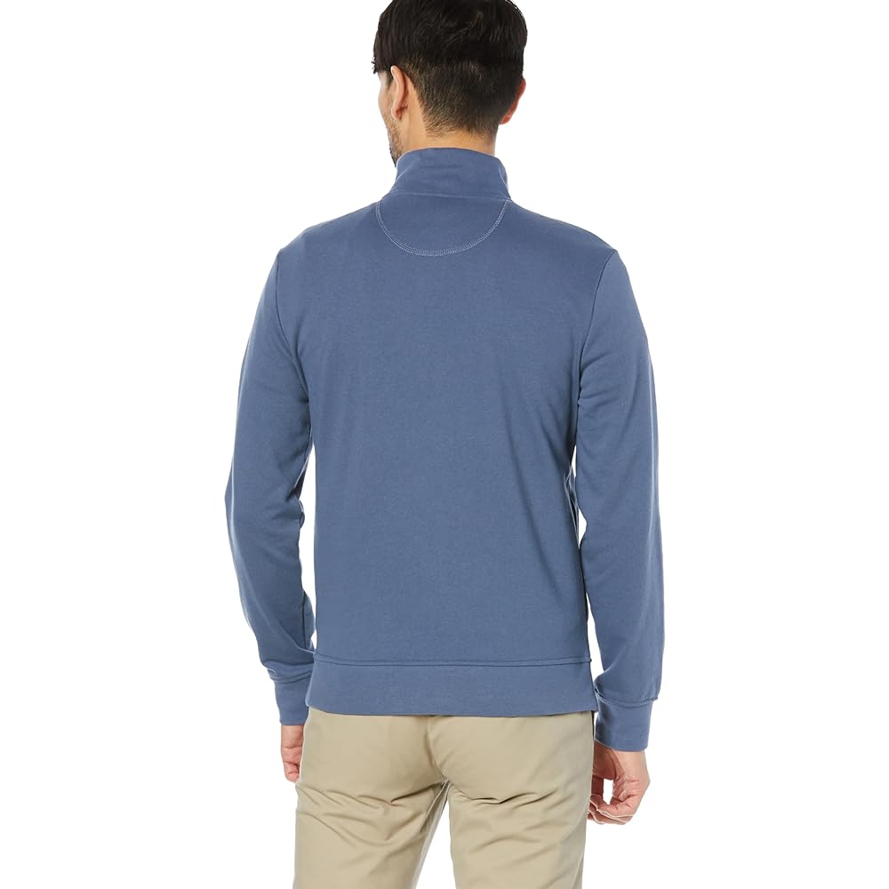 Men's Zip-up Sweatshirt Lightweight Mock Neck French Terry