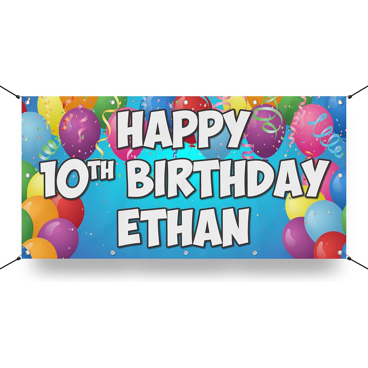 Milweb1 Custom Birthday Vinyl Banner Sign Personalized, Party Backdrop, Birthday Gift, Birthday Party - Milweb1 (3'x6', BB-4)