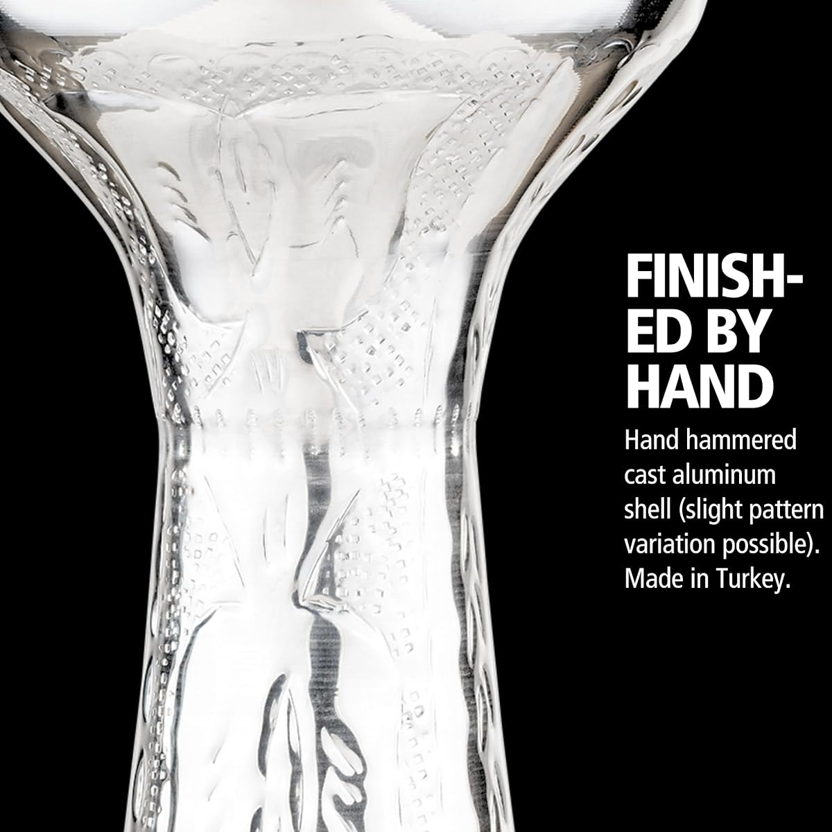 MEINL Percussion Aluminum Darbuka 7 1/4"x13 1/3" Hand Hammered HE-113 [Domestic regular product]