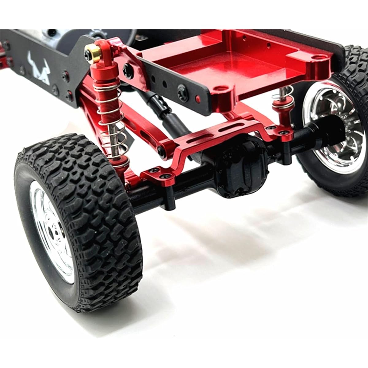 DeeRace RC Car Upgrade Parts Shock Absorber Shock Absorber Bracket Easy to Install Durable Spare Parts for MN78 RC Car, Black