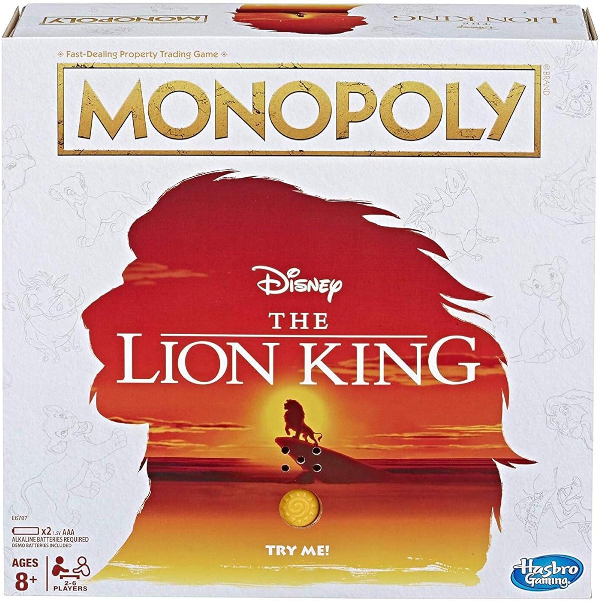 Hasbro Gaming - Monopoly Lion King (Disney)