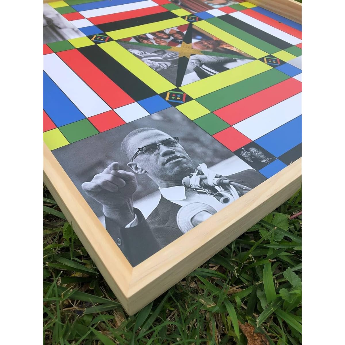 Jamaican Ludo Black Leaders Edition (Rudy/Rudy/Rudy) | 24" x 24" Board Game | Family Game Night Activity | Fun and Easy Multiplayer Entertainment