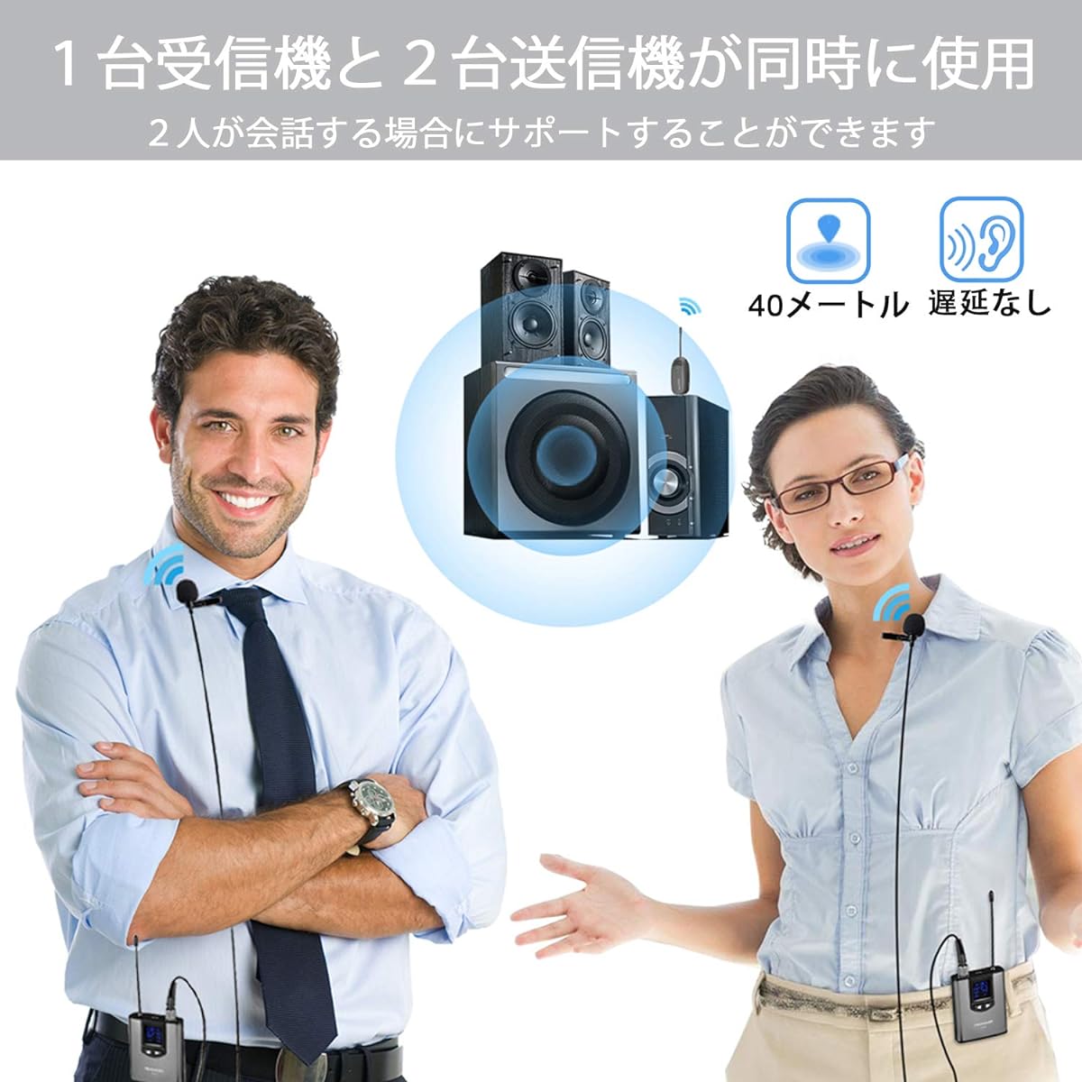 apel Microphone Wireless Headset Microphone Clip Microphone Hands-Free Microphone Wireless Microphone Video Recording Audio Amplification Camera Smartphone Lightweight Japanese Instruction Manual Included Transmitter x 2 Receiver x 1 For Two People TG220