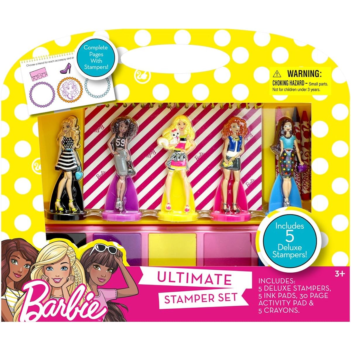 Mattel Barbie Ulitmate Stampers Art & Craft Kit for Kids