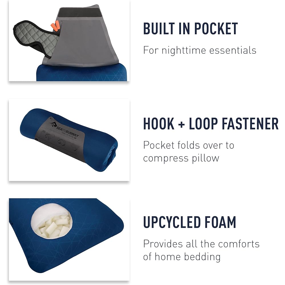 SEA TO SUMMIT Foam Core Pillow Deluxe Navy