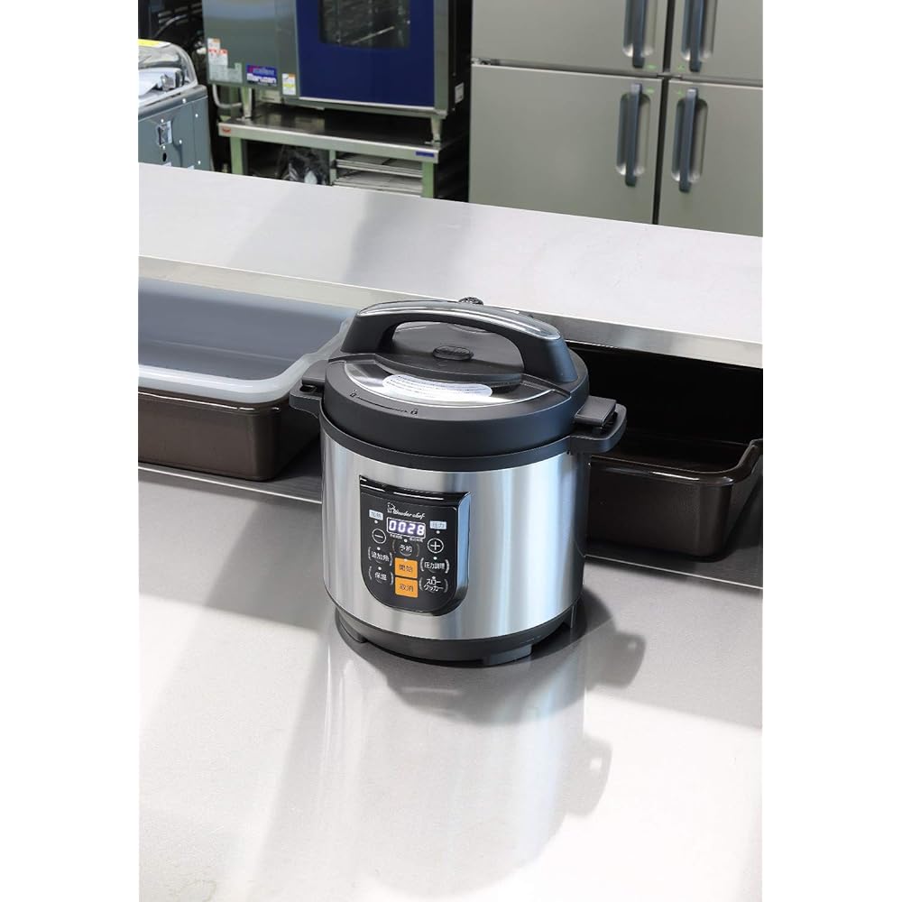 Wonder Chef Household Microcomputer Electric Pressure Cooker Raku Pump Port 8L OEDF80 Silver
