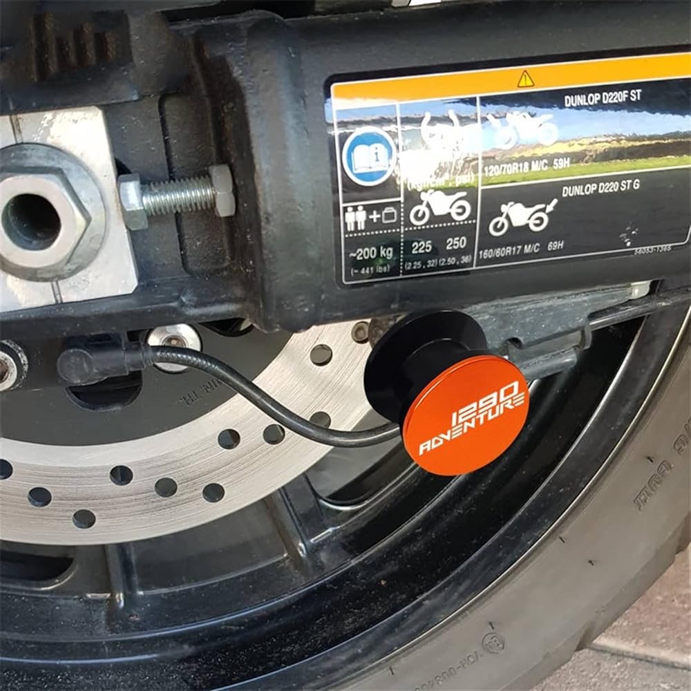 DOOREX 10mm Motorcycle CNC Aluminum Swingarm Spool Slider Stand Screw 1290 Adventure 1290 Super Adventure ADV 2015-2021 2019 2020 Swingarm Slider Spool (Size : Silver)