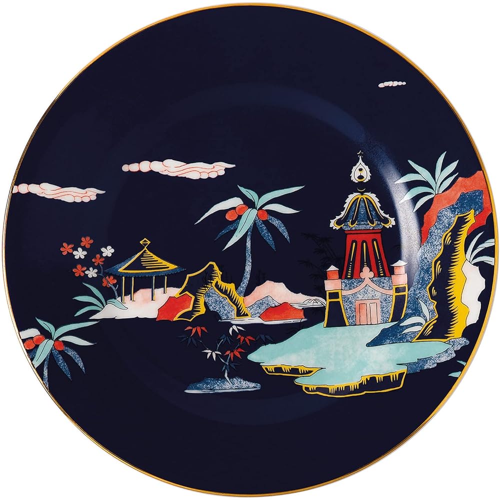 Wedgwood [Regular Import] Wedgwood Wanderlust Camellia Plate 20cm 1061300 Pale Green