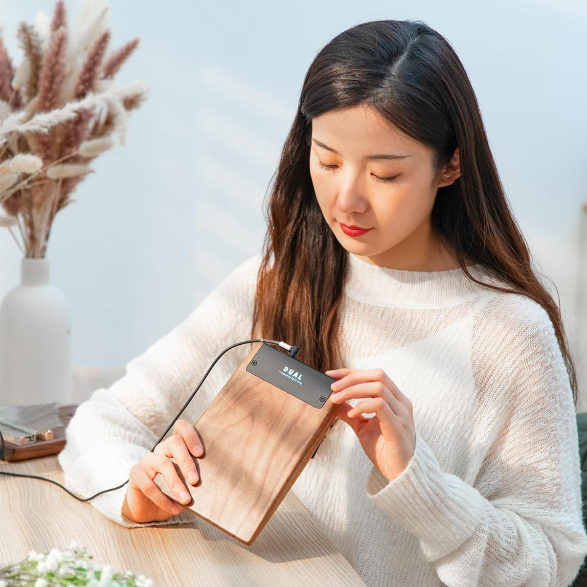 Kalimba Musical Instrument Thumb Piano April Yang Dual Kalimba D1 Kalimba 17 Keys Equipped with Earphone Connection AUX Output Genuine Domestic Product April Yang (D1 Walnut)…