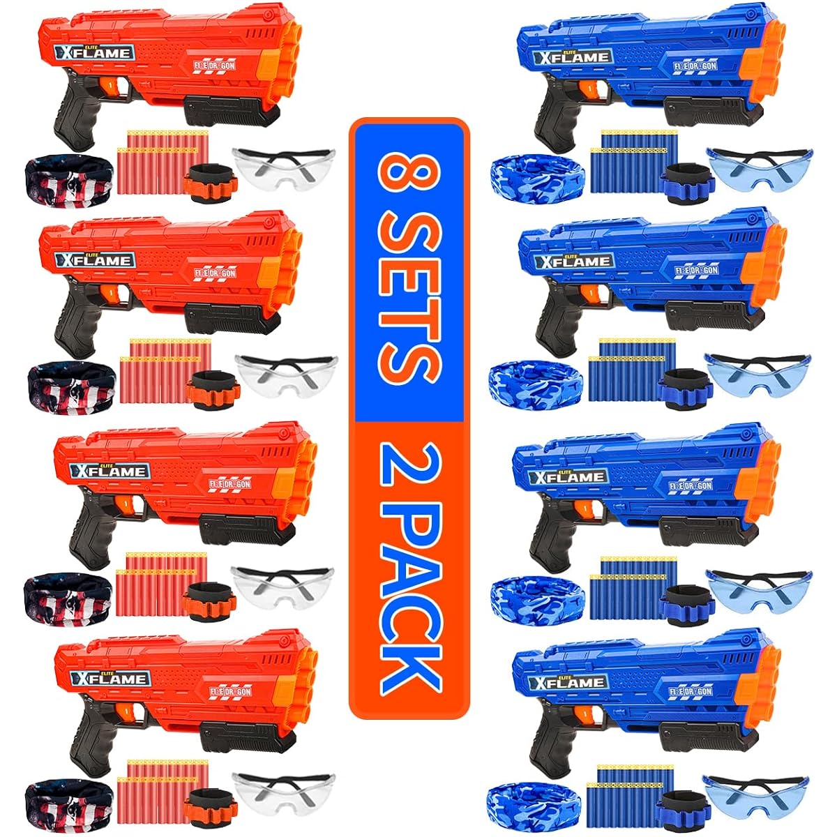 Banvih 8 Pack Toy Set