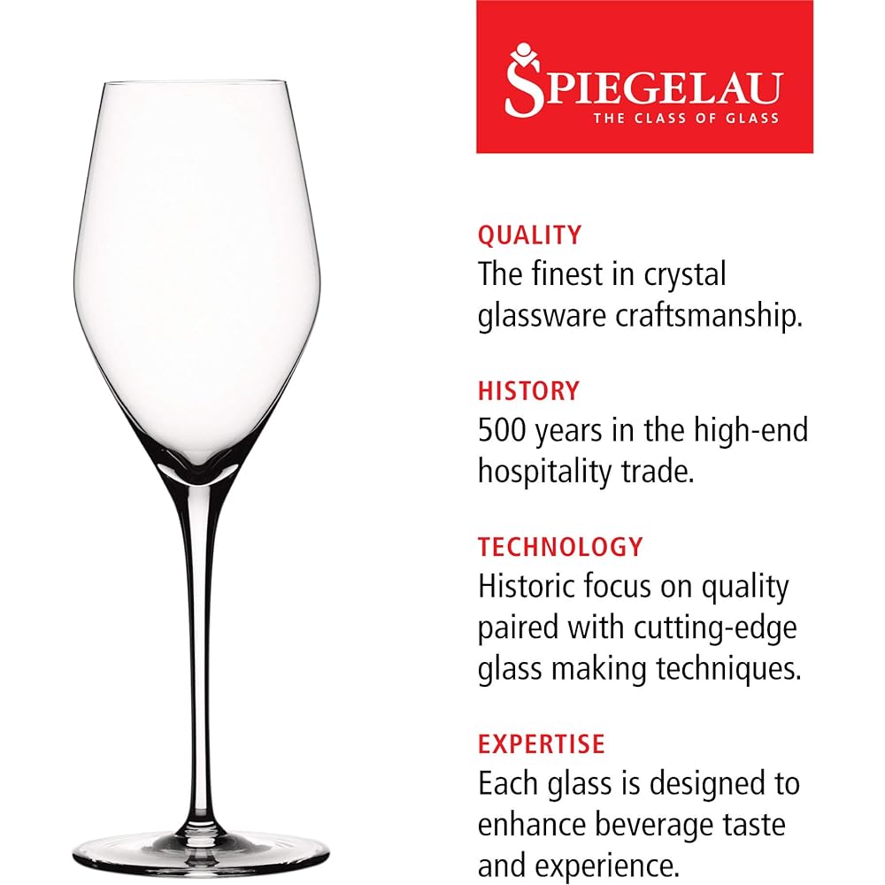 Spiegelau Special Glass Prosecco Sparkling Wine Glass 270ml 4400275 4 pieces