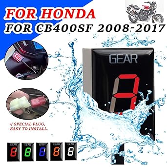Digital Meter Display Motorcycle Accessories Gear Indicator Display Meter ECU Direct Mount Speed Display Honda CB400SF CB 400 SF CB 400SF CB400 SF Indicator Meter Display