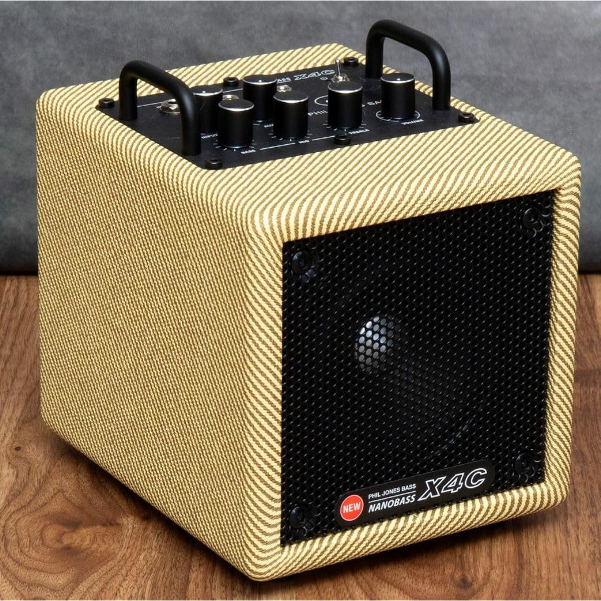 Phil Jones Bass PJB NANOBASS X4C Tweed Tweed Phil Jones Professional small bass amplifier Bluetooth mobile battery compatible Limited color