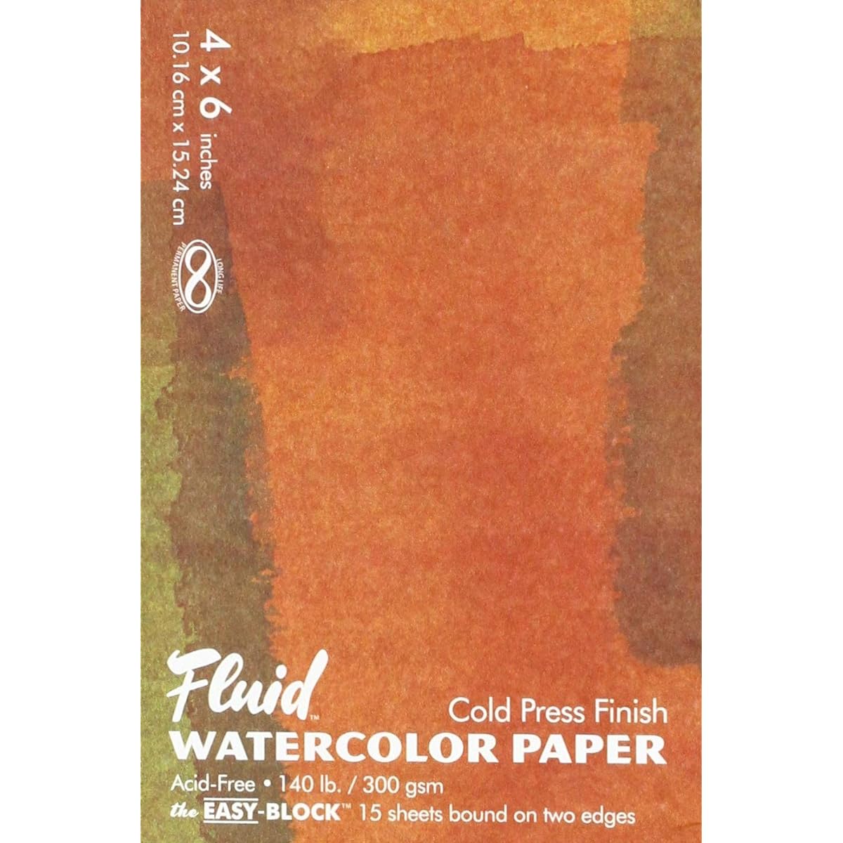 Fluid Easy Block Fluid Watercolor Blocks 4 in. x 6 in. block by Fluid Easy Block