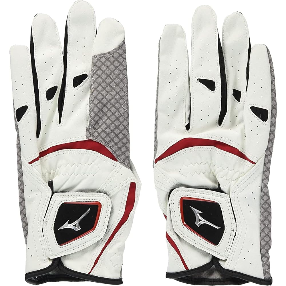 MIZUNO Park Golf Gloves Double Grip LG Both Hands Unisex Synthetic Leather/Artificial Leather