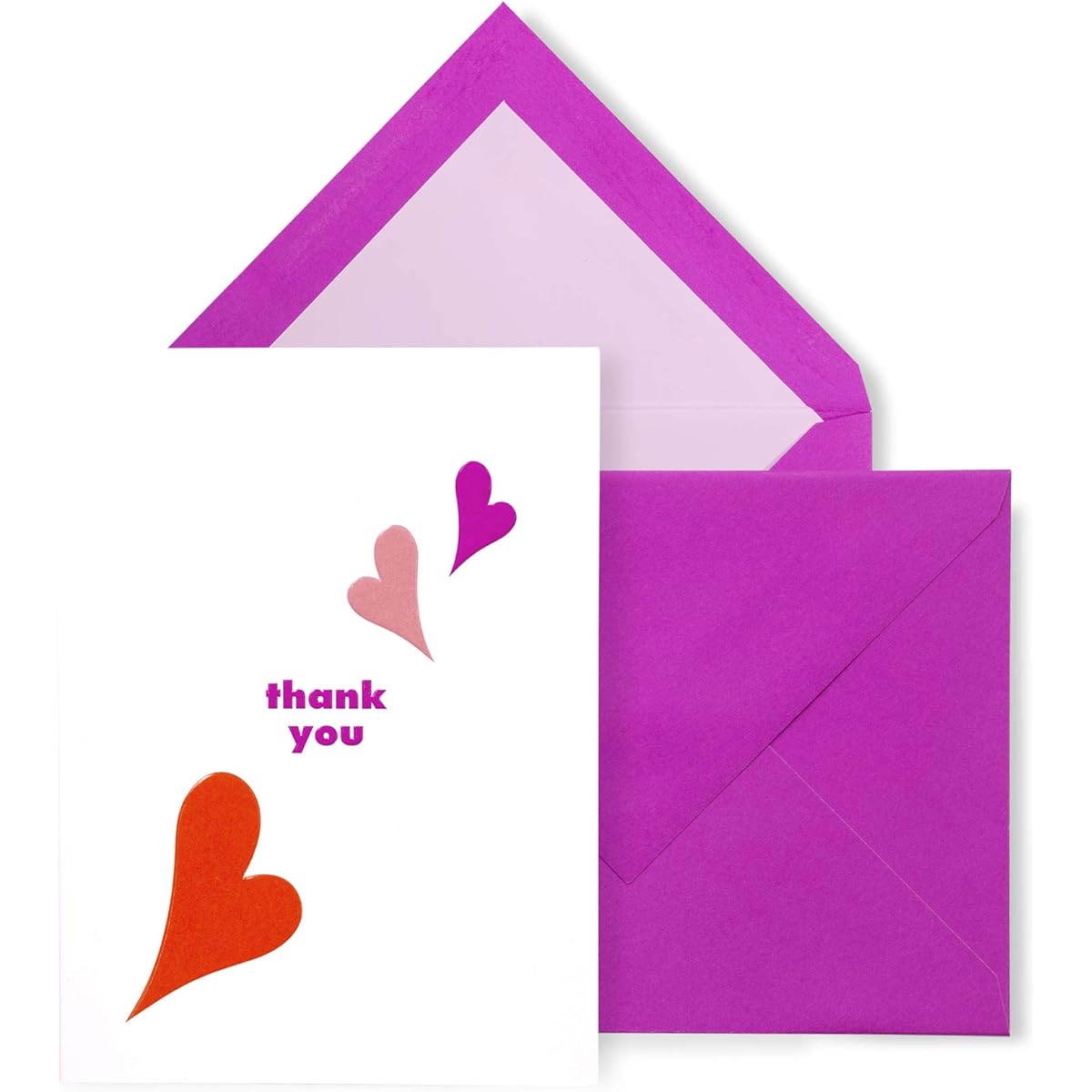 Kate Spade New York Thank You Cards Set of 10 Blank Inside with Envelopes Multicolor