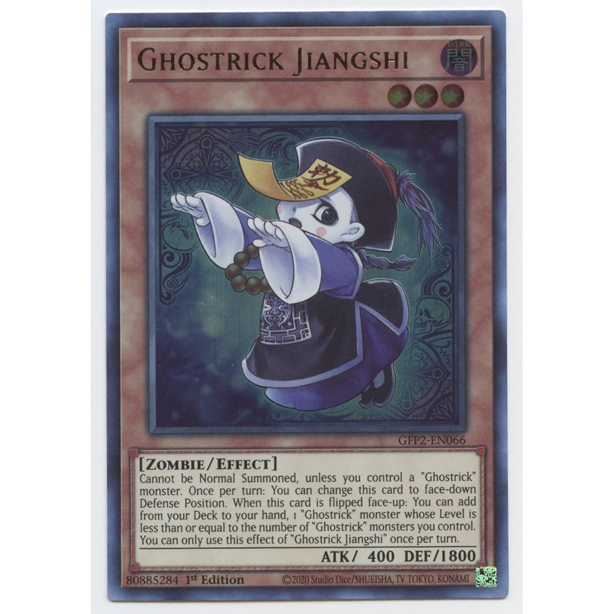 Ghostrick Jiangshi - GFP2-EN066 - Ultra Rare - 1st Edition.