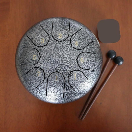 8 Tongue Drum Steel Tongue Drum Handpan Drum Instrument 6 Inch