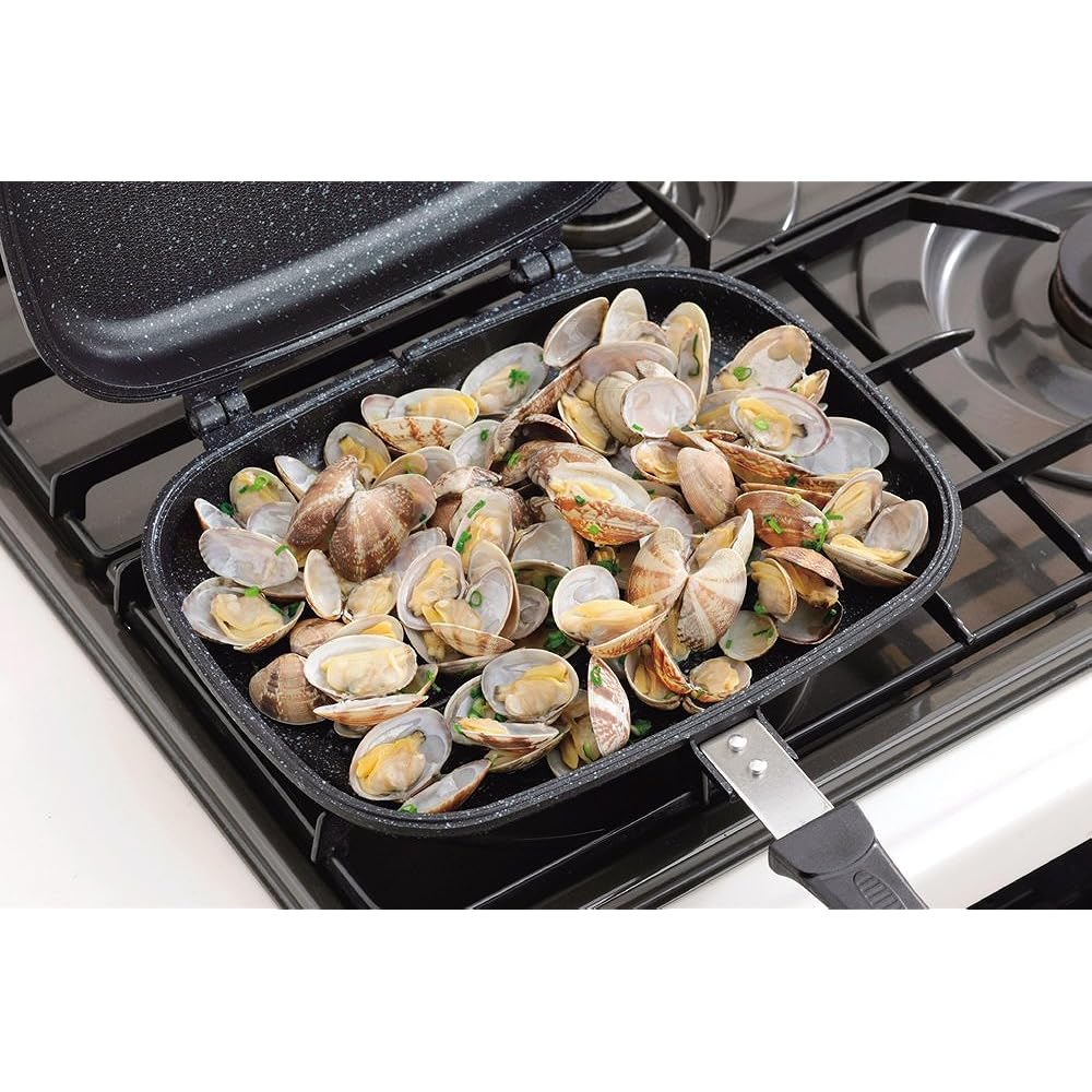 Pearl Metal Strong Marble Double Sided Multipan [For Gas Fires Only] H-3287