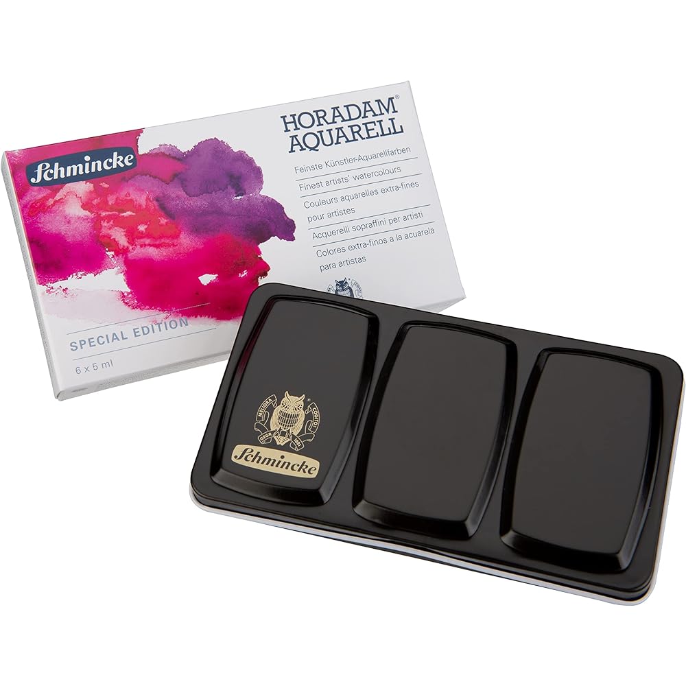 Schmincke Schmincke watercolor paint 6-pc set with palette 74870