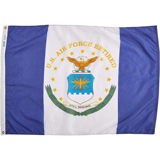 Annin Flagmakers 977617 3 ft. X 4 ft. Nyl-Glo U.S. Air Force Retired Flag