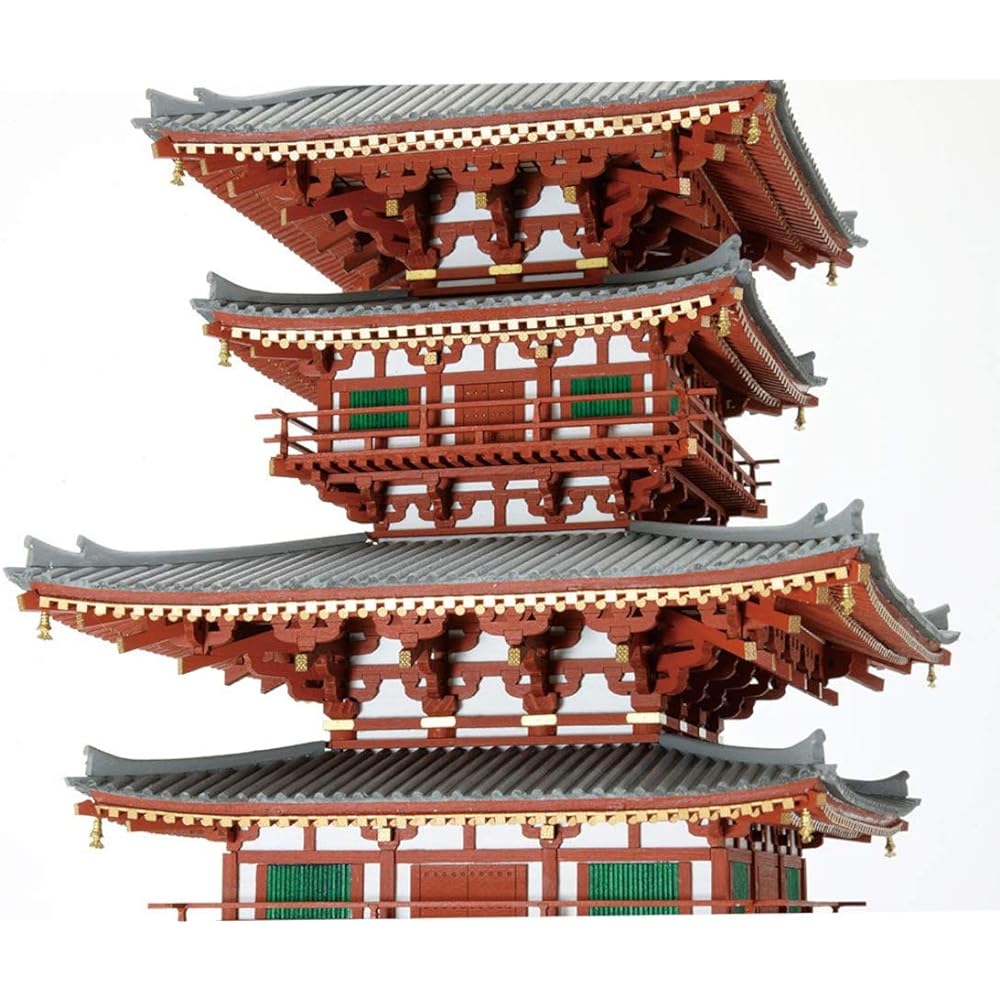 Woody Joe 1/75 Yakushiji West Tower Wooden Model Assembly Kit