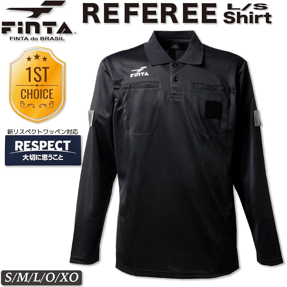 FINTA Soccer Futsal Referee Long Sleeve Shirt FT5979 Referee Referee