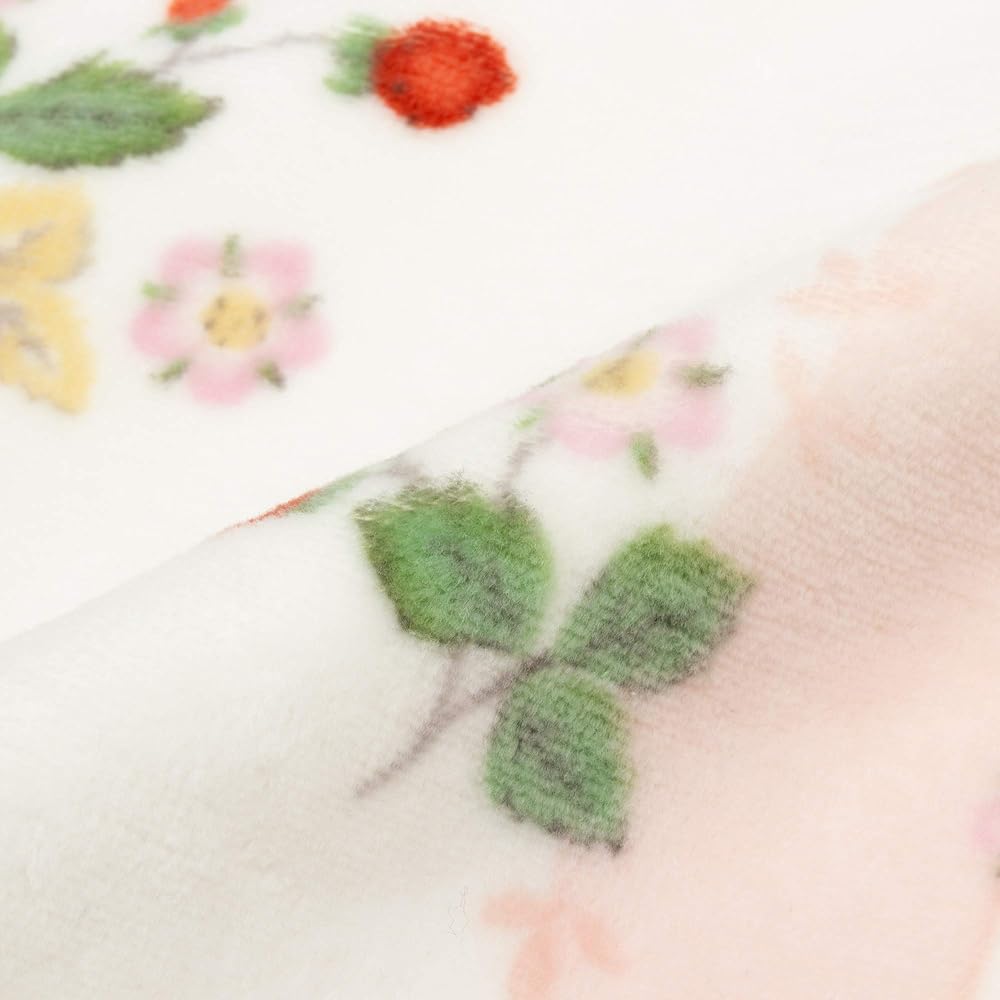 nishikawa [Nishikawa] Cotton Blanket Single Wedgwood Wild Strawberry 100% Cotton Made in Japan Pink FQ00101005P